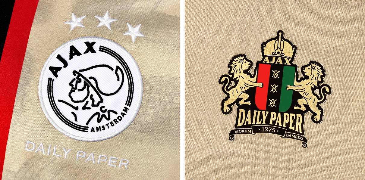 Tercera camiseta adidas del Ajax 2022/23 x Daily Paper