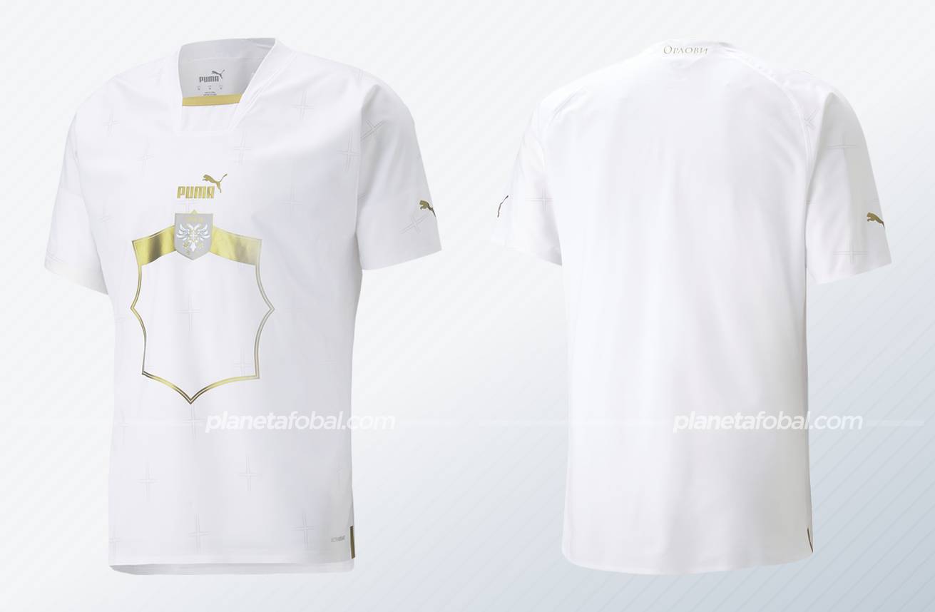 Camiseta suplente Puma de Serbia Mundial 2022