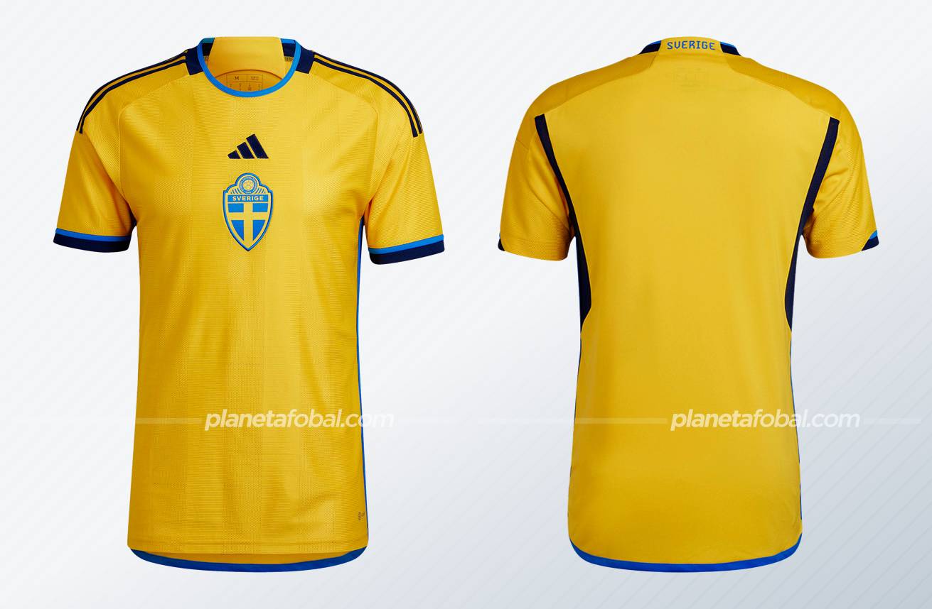 Camiseta local adidas de Suecia 2022/2023