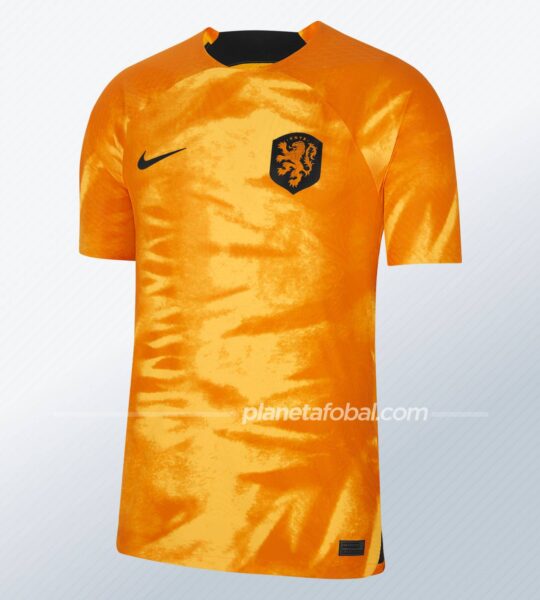 Camiseta local Nike de los Países Bajos Mundial 2022