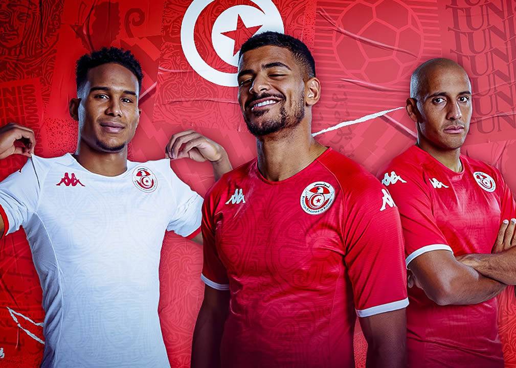 Shuraba Nombre provisional Anticuado Camisetas Kappa de Túnez Mundial 2022