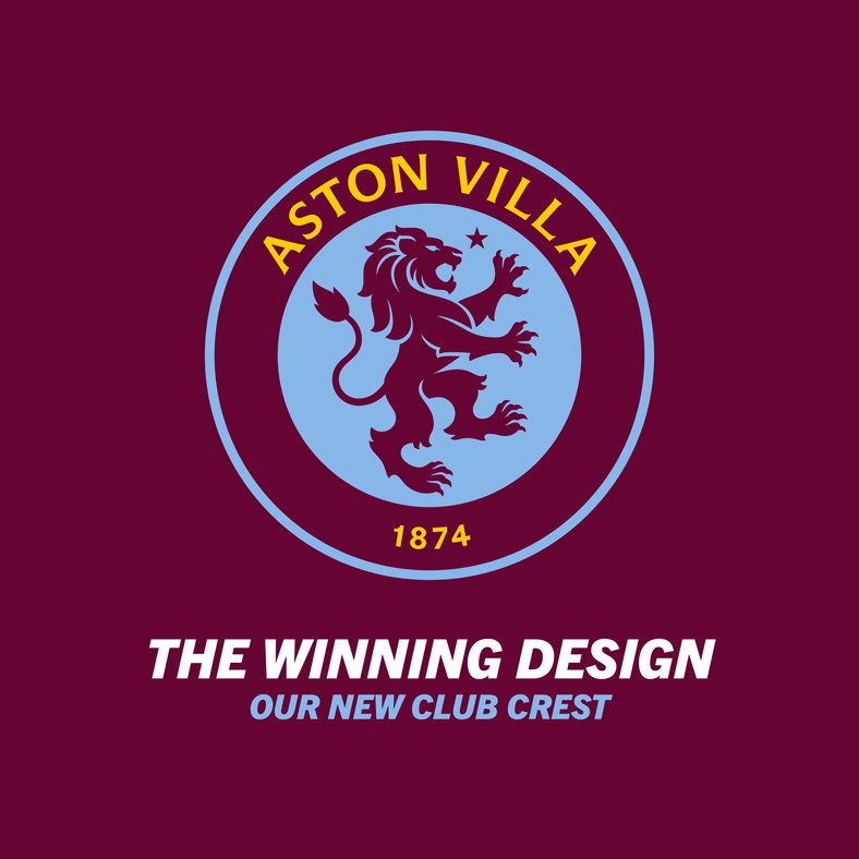 Nuevo escudo oficial del Aston Villa