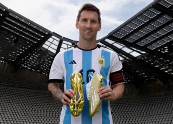 Botines adidas de Lionel Messi Mundial 2022