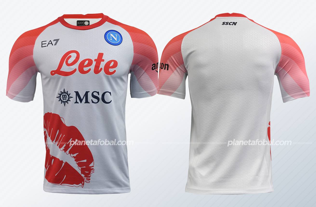 Camiseta EA7 del Napoli «San Valentino» 2023
