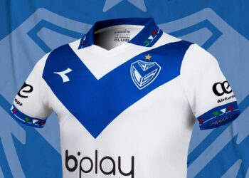 Camiseta Diadora de Vélez Sarsfield 2023