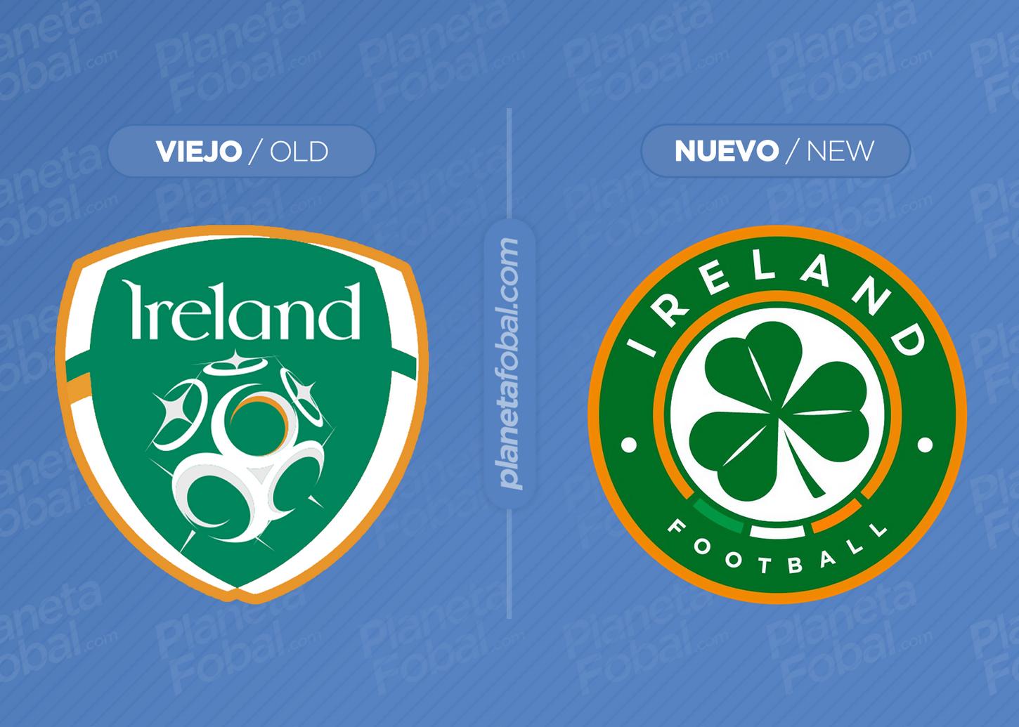 Nuevo escudo de la selección de Irlanda