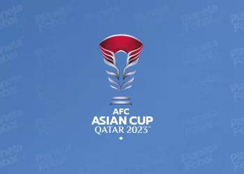 Logo oficial de la Copa Asiática Qatar 2023