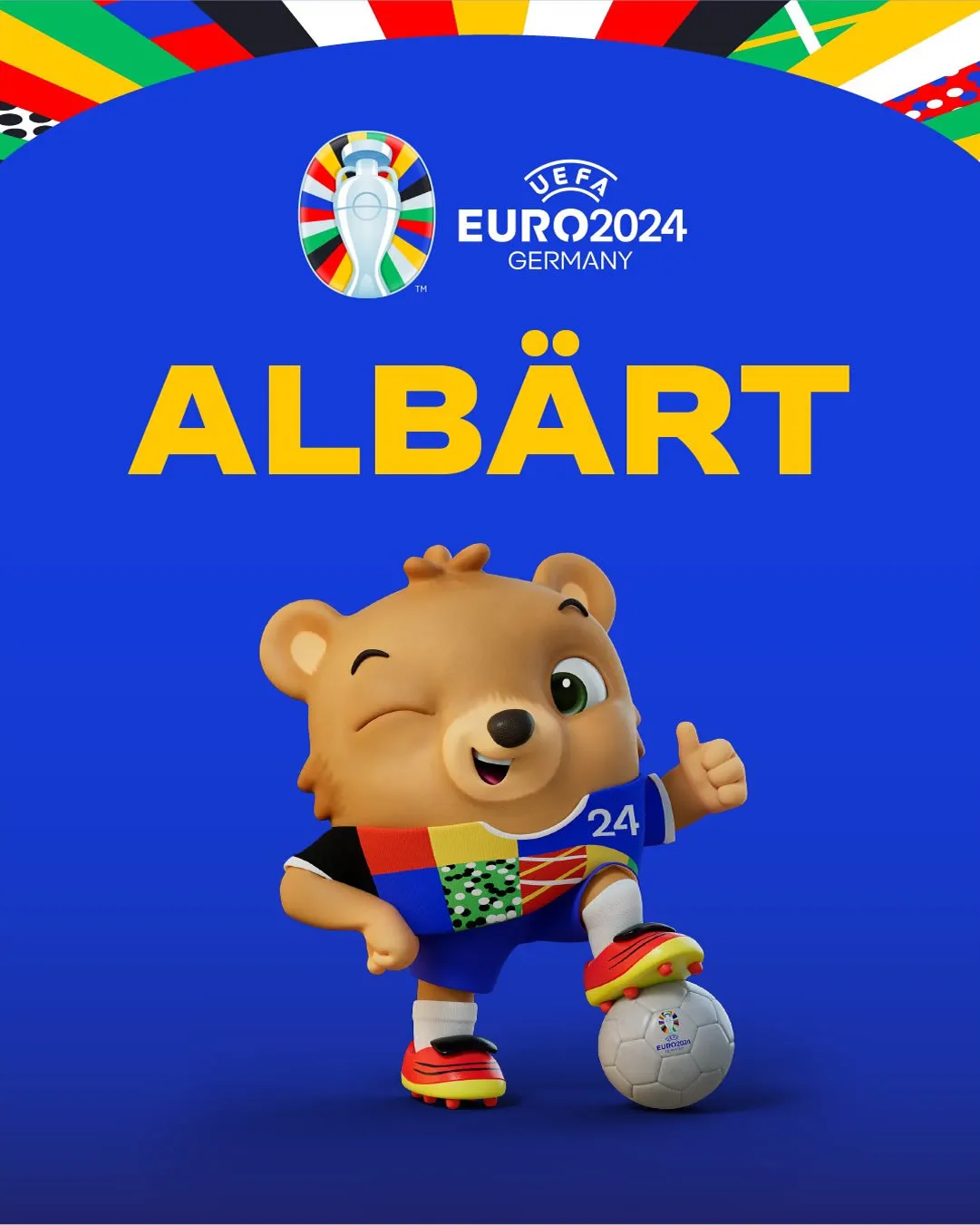 Mascota oficial de la UEFA Euro Alemania 2024