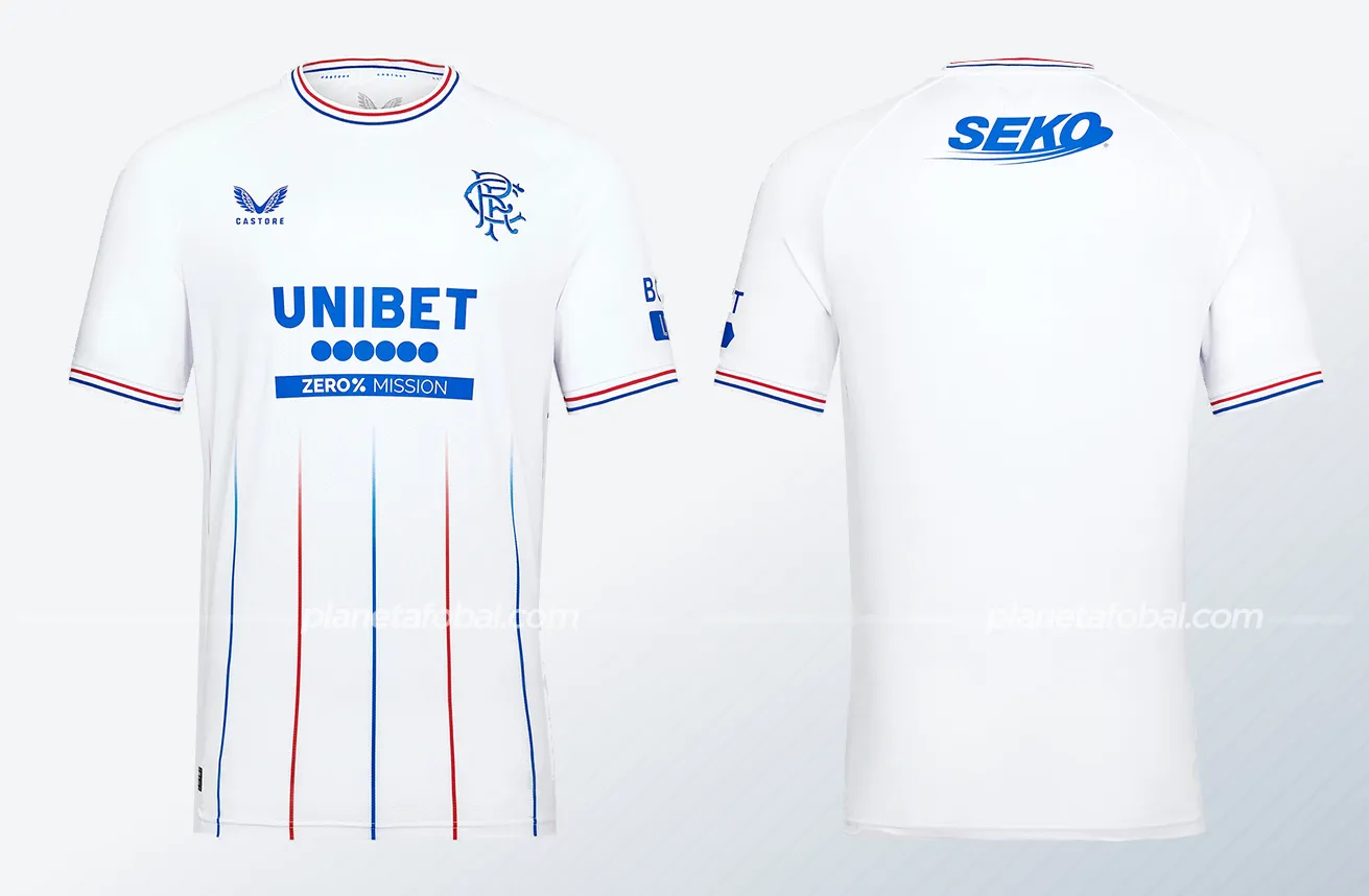 Camiseta suplente Castore del Rangers FC 2023/24