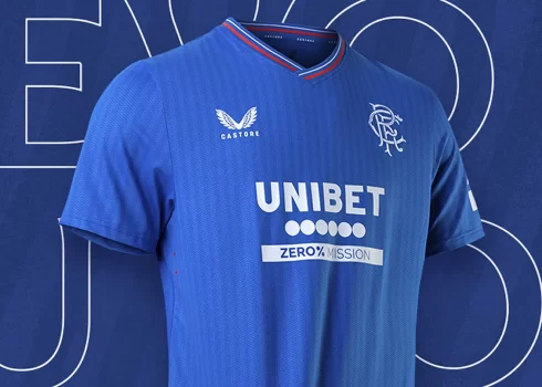 Camiseta Castore del Rangers FC 2023/24