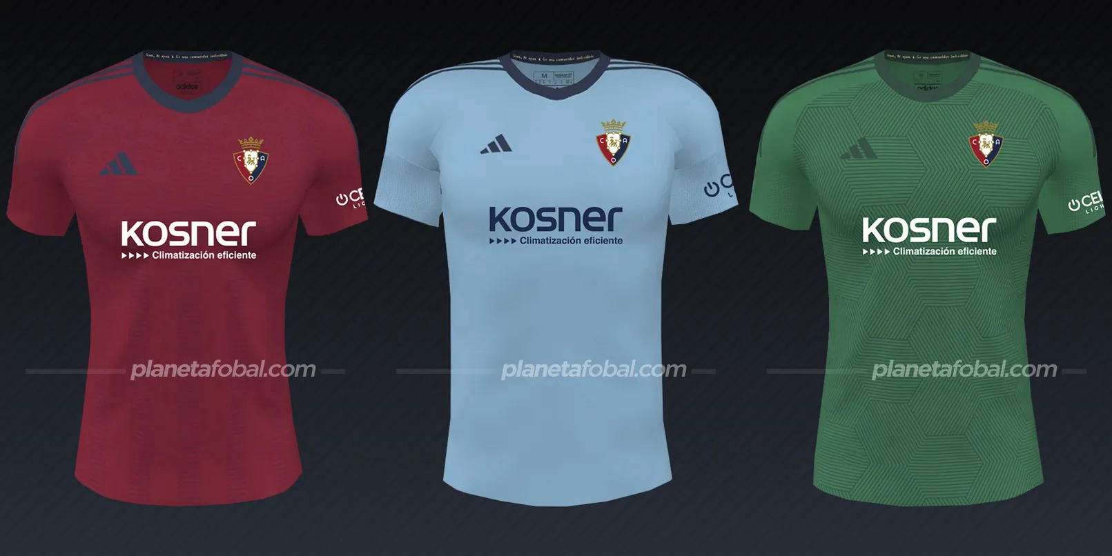 Osasuna (adidas) | Camisetas de la Liga española 2023/24