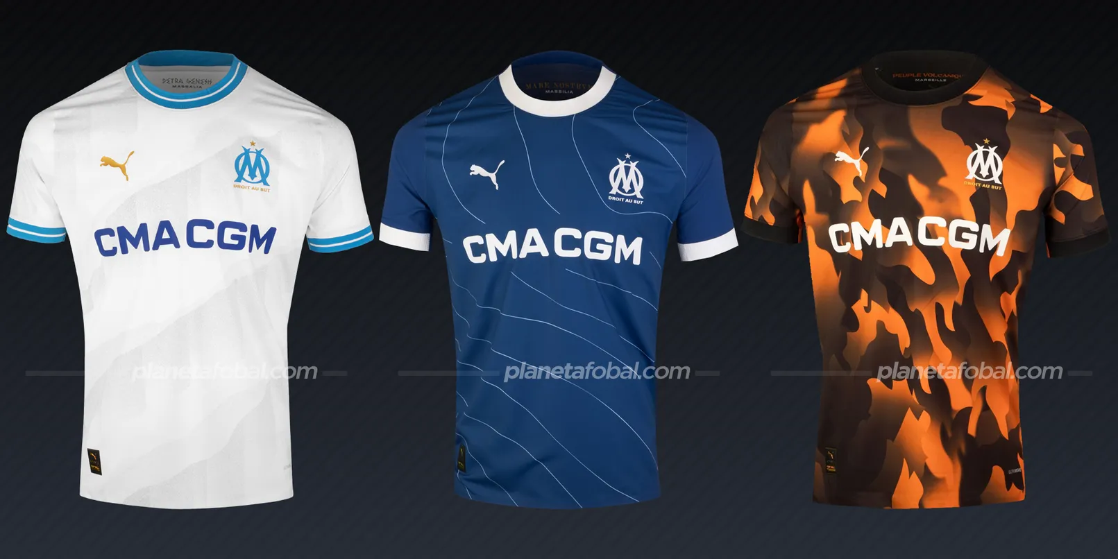 Olympique de Marseille (PUMA) | Camisetas de la Ligue 1 2023/24