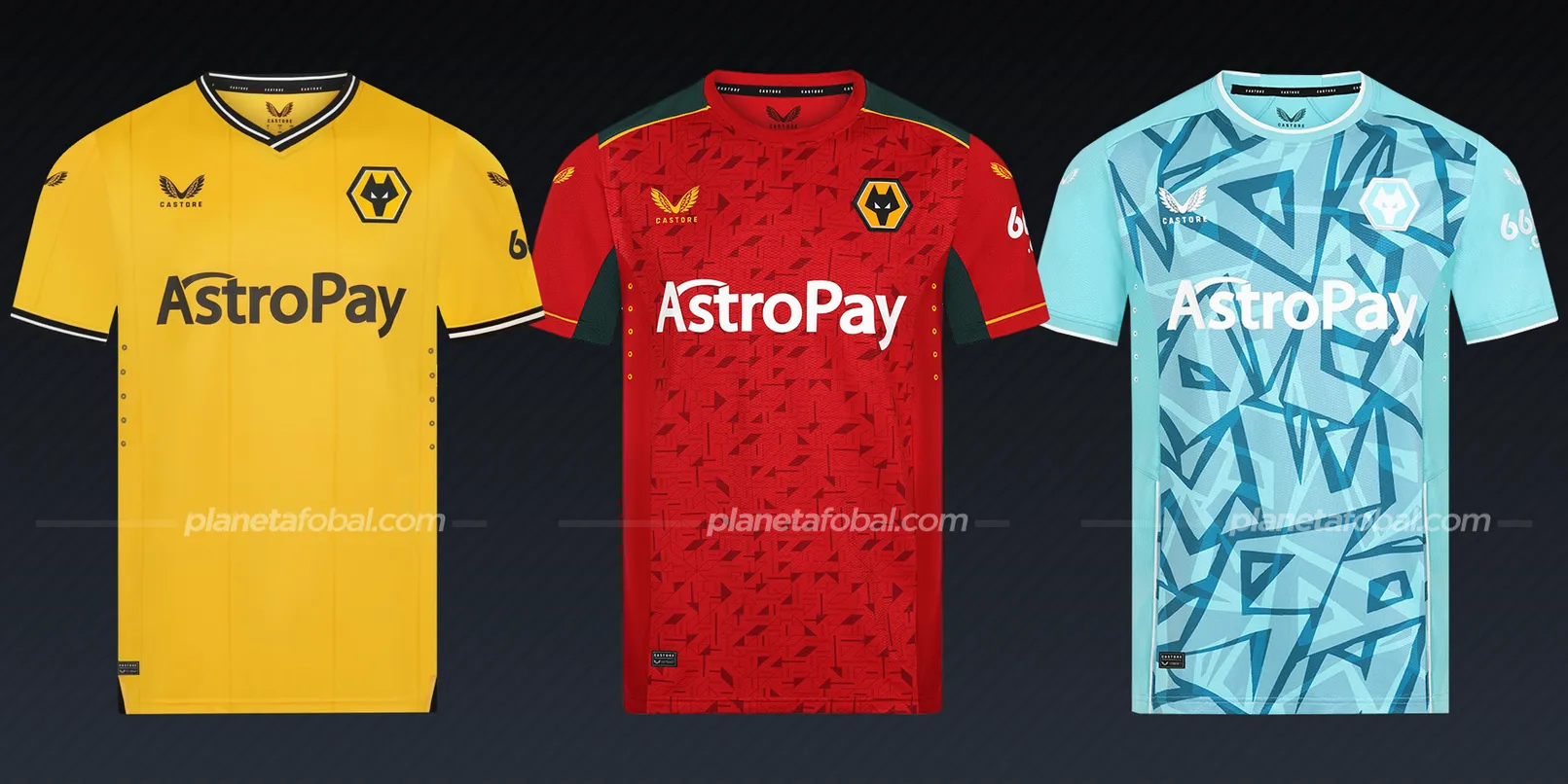 Wolverhampton (Castore) | Camisetas de la Premier League 2023/2024