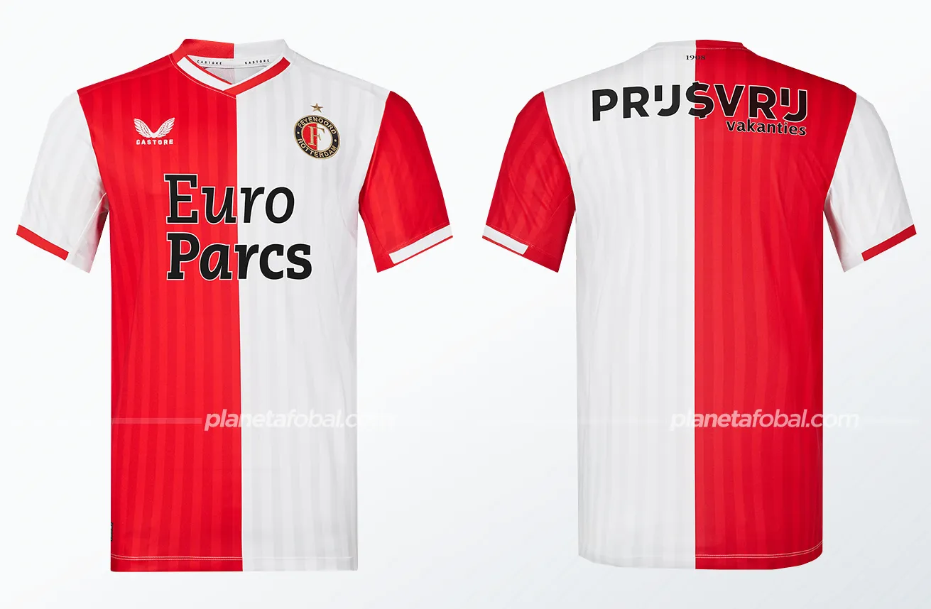 Camiseta titular Castore del Feyenoord 2023/24