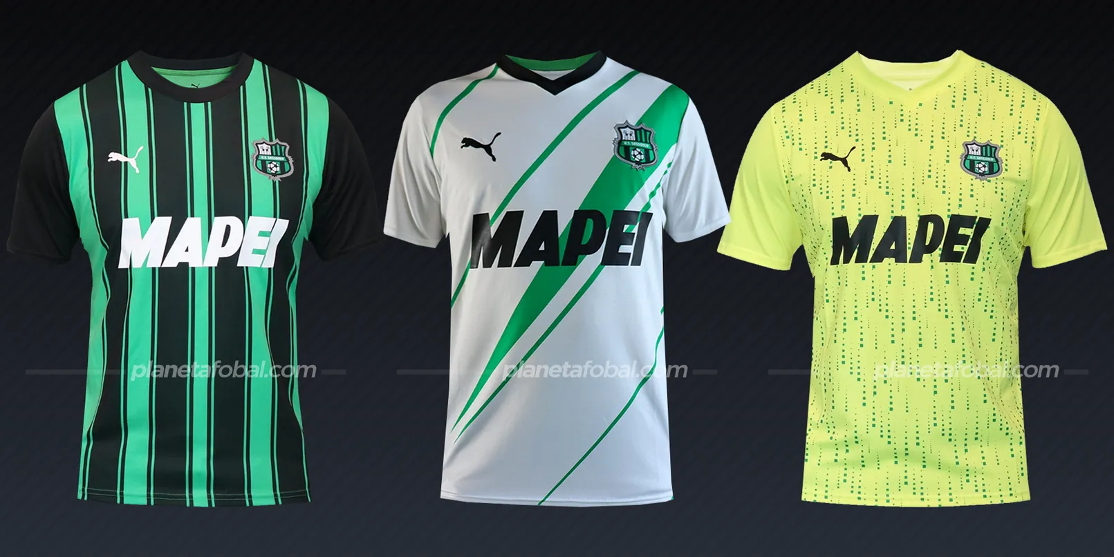 Sassuolo (PUMA) | Camisetas de la Serie A 2023/24