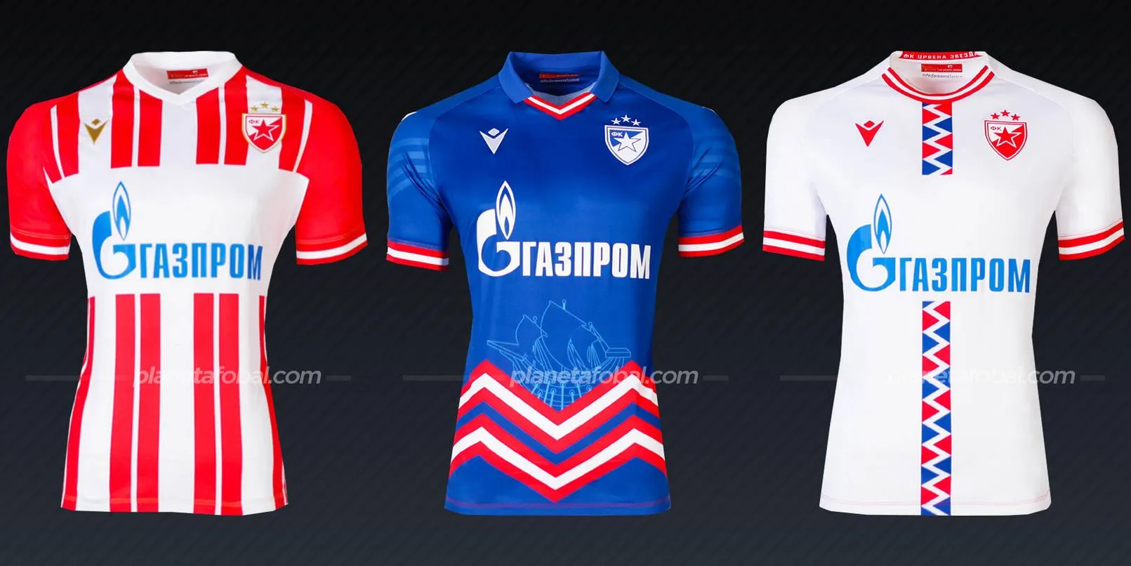 Crvena Zvezda (Macron) | Camisetas de la UEFA Champions League 2023/24