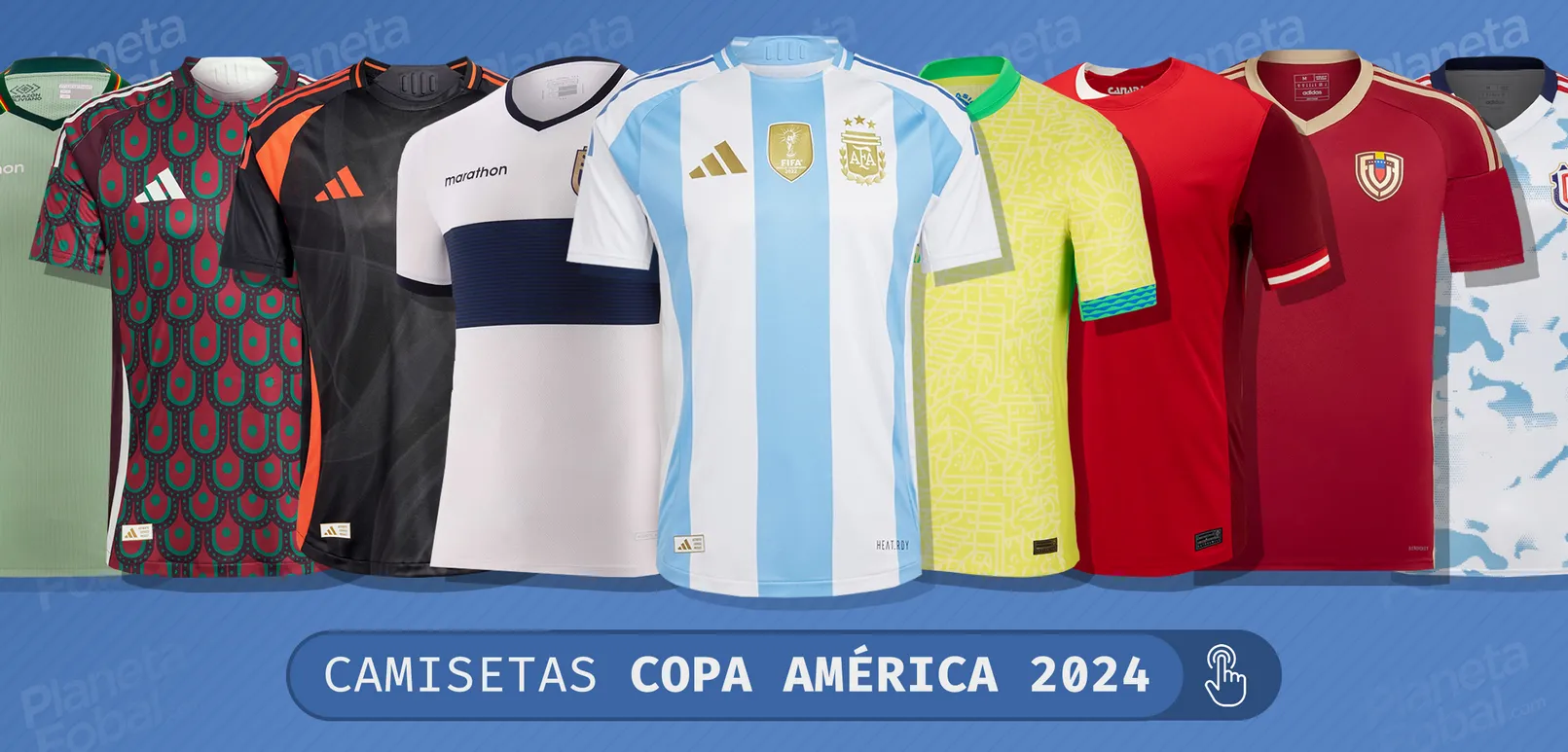 Camisetas de la Copa América USA 2024